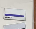 LAMY凌美 非碳素一次性墨囊 鋼筆用便攜式 德國原裝官方 藍色T10-BL5支裝 曬單實(shí)拍圖