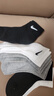 NIKE 耐克男女童中筒短襪6雙裝3A抗菌萊卡面料柔軟舒適兒童運動(dòng)襪子 白色/巖嶺灰 6雙 5-7歲 【建議腳長(cháng)18-20cm】 曬單實(shí)拍圖