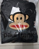 大嘴猴（paul frank）夾克男士春秋季潮寬松外套男美式飛行休閑工裝男裝 黑色 2XL 曬單實(shí)拍圖