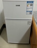 志高（CHIGO）小冰箱迷你小型家用冷藏冷凍兩用宿舍出租房用雙門(mén)辦公室電冰箱節能省電 補貼 88L 白色升級款 一級能效 冷藏冷凍 曬單實(shí)拍圖