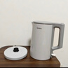 美的（Midea）電熱水壺燒水壺家用養生自動(dòng)斷電沖奶一體恒溫壺食品304不銹鋼1500W速熱1.5升大容量 SH15X301 曬單實(shí)拍圖