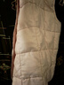 鴨鴨（YAYA）輕薄羽絨馬甲女士短款2025年秋冬季新款韓版時(shí)尚內膽輕便羽絨服 米白色 M 曬單實(shí)拍圖