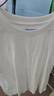 京東京造短袖女純棉圓領(lǐng)女士t恤26春秋女裝打底衫潮流春裝 白色 M 曬單實(shí)拍圖