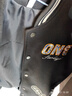 OEMG 美式刺繡棒球服棉服男士秋冬季撞色拼接加厚保暖上衣夾克外套 XZ817-B820黑色 常規 【高品質(zhì)】 XL [建議120-140斤] 曬單實(shí)拍圖