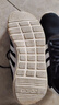 阿迪達斯（adidas）男鞋跑步鞋運動(dòng)鞋輕便減震防滑休閑鞋 黑/白 42.5 曬單實(shí)拍圖