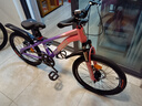 鳳凰官方旗艦店兒童自行車(chē)男女變速青少年學(xué)生山地車(chē)碟剎賽車(chē) 星際 粉紫【單速】輻條輪 20寸【適合125-160cm】 曬單實(shí)拍圖