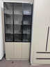 法卡威書(shū)柜玻璃門(mén)防塵客廳酒柜靠墻儲物柜展示柜書(shū)架立式陳列置物柜 【純凈月光白】帶貨上樓自己安裝 三門(mén)款-長(cháng)150深30高200 曬單實(shí)拍圖
