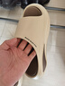 海瀾之家（HLA）撞色踩屎感運動(dòng)拖鞋男士夏季厚底家居厚底浴室防滑耐磨沙灘涼拖鞋 淺咖 43-44 【適合42-43腳】 曬單實(shí)拍圖