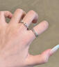 戚小米純s999足銀閃鉆星球戒指女開(kāi)口戒小眾設計微鑲食指指環(huán)戒2026新款 【999足銀】閃鉆星球戒指 曬單實(shí)拍圖