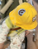 9i9嬰兒帽子春秋寶寶盆帽漁夫帽兒童帽防風(fēng)遮陽(yáng)防曬帽A383小熊 曬單實(shí)拍圖