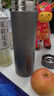 富光保溫杯大容量水杯316L不銹鋼茶水分離男女泡茶杯子生日長(cháng)輩禮物 槍色520ml 曬單實(shí)拍圖
