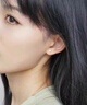 DAISY DREAMS999銀彩色淡水珍珠耳釘女養耳洞睡覺(jué)免摘耳環(huán)小眾高級耳飾 3mm白色淡水珍珠【999銀】 曬單實(shí)拍圖