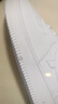 特步情侶男女板鞋小白鞋空軍一號春夏透氣耐磨百搭運動(dòng)板鞋休閑鞋 曬單實(shí)拍圖