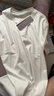 JD FASHION京東自營(yíng)50支液氨純棉水光男士t恤圓領(lǐng)短袖男款衣服 月光白 L 曬單實(shí)拍圖