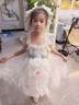 G.duck童裝洛麗塔公主裙女童連衣裙夏季新款生日禮服兒童裙子超仙蓬蓬裙 拖尾+裙子 100 尺碼2~3歲【 90-100cm】 曬單實(shí)拍圖