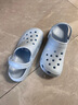 潔麗雅護士洞洞鞋女夏季2026新款涼鞋外穿防滑手術(shù)室醫護包頭涼拖鞋男夏 天空藍 38-39 【標準碼】 曬單實(shí)拍圖