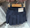 優(yōu)衣庫童裝女童快干運動(dòng)迷你裙褲短裙短褲半裙26春夏新款484063 69 藏青色 160 曬單實(shí)拍圖