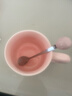 可愛(ài)fufu生日蛋糕馬克杯帶蓋勺陶瓷杯送女生高顏值有意義生日禮物 漢堡生日蛋糕杯+勺1個(gè)350ml 曬單實(shí)拍圖