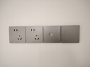 公牛（BULL）開(kāi)關(guān)插座面板全屋套裝G12灰斜五孔帶多孔墻壁暗裝修超薄官方旗艦 網(wǎng)絡(luò )插座【穩定傳輸 客廳/書(shū)房專(zhuān)用】 曬單實(shí)拍圖