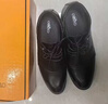 卡帝樂(lè )鱷魚(yú)（CARTELO）皮鞋男商務(wù)英倫牛皮正裝鞋秋冬男士婚鞋加絨鞋子男513 黑色 46 曬單實(shí)拍圖