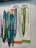 斑馬牌（ZEBRA）五合一多色筆（0.5mm四色中性筆+自動(dòng)鉛筆）黑藍紅綠學(xué)生商務(wù)辦公簽字筆J4SA11 藍綠桿 曬單實(shí)拍圖