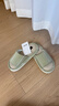 樸西2026夏季新款亞麻涼拖可外穿百搭居家防滑靜音優(yōu)質(zhì)簡(jiǎn)潔亞麻拖鞋 薄荷青【治愈系氛圍】 37-38 曬單實(shí)拍圖