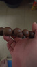 月印百川 老料金絲檀佛珠手串男士高密度檀木珠手鏈約18mm 曬單實(shí)拍圖