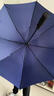 可羅米125cm超大防風(fēng)三人商務(wù)自動(dòng)長(cháng)柄傘直桿直柄廣告雨傘定制廠(chǎng)家直銷(xiāo) 125cm加大雙層抗風(fēng)爆【3-4人款蔚藍色】 曬單實(shí)拍圖