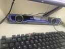漫步者花再Halo PixelBar深淵字幕歌詞音響電腦桌面音箱 藍牙6.0有線(xiàn)音箱RGB燈效 破界黑 曬單實(shí)拍圖