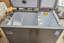 美的（Midea）210L雙溫雙箱家用冰柜大冷凍小冷藏兩用臥式冷柜冰箱電子控溫一級能效BCD-210DKEM(E)灰國家補貼 曬單實(shí)拍圖