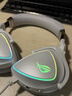 ROG棱鏡 游戲耳機頭戴式玩家國度 電腦電競有線(xiàn)耳麥 ps5 【棱鏡限定白】單向降噪 4路DAC 曬單實(shí)拍圖