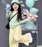 G.duck女童春季套裝2026新款女大童超好看多巴胺三件套兒童洋氣時(shí)髦衣服 背心+上衣+長(cháng)褲 【三件套】 120 曬單實(shí)拍圖
