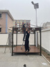 莫 家戶(hù)外休閑涼亭別墅庭院花園遮陽(yáng)棚室外露臺樓頂移動(dòng)四角亭子 玻纖瓦木屋涼亭 曬單實(shí)拍圖
