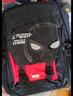 迪士尼（Disney）書(shū)包初高中生4-6年級超輕減負28L大容量男童學(xué)生雙肩包蜘蛛俠黑紅 曬單實(shí)拍圖