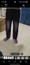 回力（Warrior）褲子男休閑褲男春秋季寬松褲子男款系帶直筒百搭顯瘦運動(dòng)褲男 曬單實(shí)拍圖