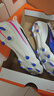 耐克暗煞系列大童低幫MG足球鞋春季男女童NIKE PHANTOM 6 HM9203 446賽車(chē)藍/爆炸粉/白 37.5 曬單實(shí)拍圖