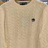 Teenie Weenie【云朵毛衣】小熊男裝2025秋冬新品圓領(lǐng)絞花軟糯針織衫男女同款 象牙白 M (170) 曬單實(shí)拍圖