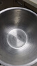 戶(hù)外野餐不銹鋼沙拉盆洗菜和面盆家用廚房打蛋涼拌大號料理泡面碗 17cm【帶刻度】不帶蓋 曬單實(shí)拍圖