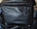 羅梅達爾（Rommedal）雙肩包男時(shí)尚簡(jiǎn)約大容量旅行包男士背包頭層牛皮學(xué)生書(shū)包雙肩包 黑色【京倉次日達】高43*寬30*厚15CM 曬單實(shí)拍圖