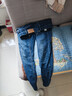 HLA海瀾之家牛仔褲男三國演義直筒褲五袋款大碼褲子男 曬單實(shí)拍圖