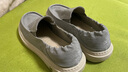 百麗網(wǎng)孔透氣休閑布鞋男2026新款夏商場(chǎng)款輕盈厚底增高鞋8WK02BM6 灰色（一腳蹬） 40 曬單實(shí)拍圖