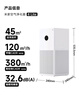 米家小米空氣凈化器4lite 除甲醛除菌除異味 空氣伴侶 除PM2.5 AC-M17-SC 曬單實(shí)拍圖