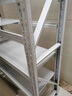 貨架置物架加厚倉庫倉儲家用多層鐵架展示架超市快遞多功能貨物架 白色主架-可單獨使用【四層】 基礎款*長(cháng)120*寬50*高200【承重300kg/整架】 曬單實(shí)拍圖