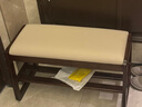 家逸實(shí)木換鞋凳入戶(hù)門(mén)高級感穿鞋凳家用鞋柜鞋架一體長(cháng)條床尾凳子 曬單實(shí)拍圖