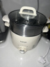 蘇泊爾（SUPOR）不銹鋼電煮鍋 電蒸鍋 多功能家用宿舍泡面小火鍋 2.5L帶蒸屜小燉鍋 蒸煮一體電熱鍋H25YK681A 曬單實(shí)拍圖