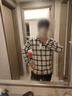 優(yōu)衣庫男女裝法蘭絨格子襯衫長(cháng)袖襯衣薄外套481225 481225/30淺米色 L 曬單實(shí)拍圖
