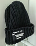 目丸帽子男士秋冬季毛線(xiàn)帽加絨保暖百搭冷帽寬松大頭圍顯臉小針織帽男 黑色【加絨加厚】 曬單實(shí)拍圖
