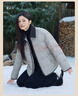 坦博爾輕薄羽絨服女短款翻領(lǐng)寬松舒適襯衫式女士外套330226D 夏云灰165 曬單實(shí)拍圖