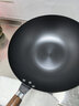 京嚴炒鍋章丘款鐵鍋無(wú)涂層炒菜不粘鍋家用精鐵鍋具燃氣電磁爐用已開(kāi)鍋 【灶具通用】適合3-5人  贈蓋鏟  直徑 32cm 百年工藝｜傳統鐵鍋｜健康不沾 曬單實(shí)拍圖