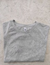 森馬短袖T恤女短款字母插肩袖緊身2025夏季新款時(shí)尚燙鉆衣服氣質(zhì) 中花灰00510 M 曬單實(shí)拍圖